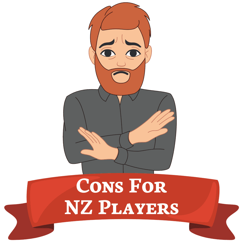 cons of gambling at Kiwi casino online