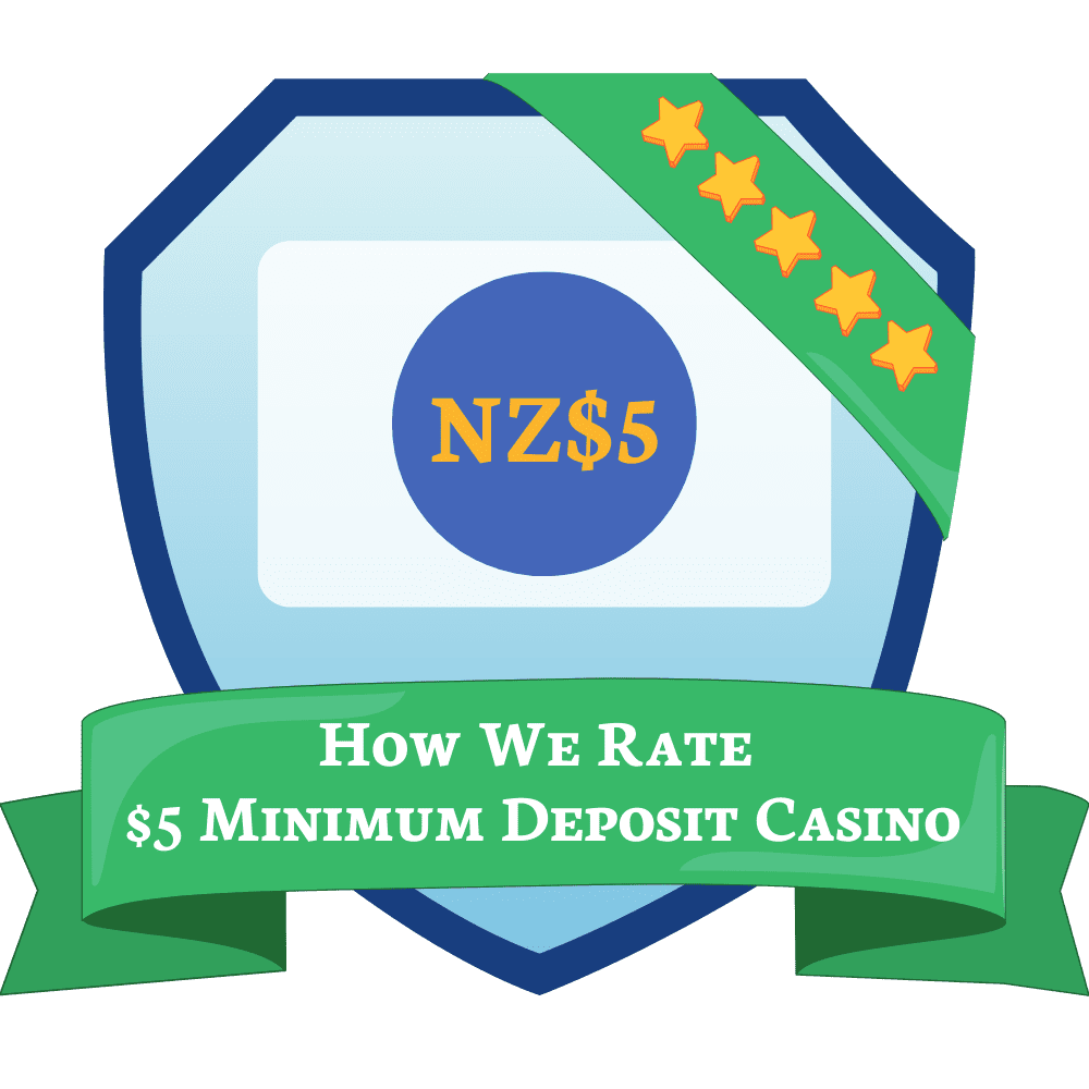 ranking $5 minimum deposit casino NZ