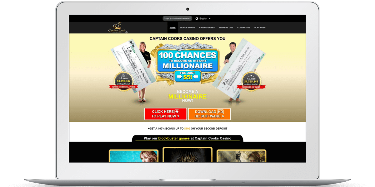 Captain Cooks Online Casino