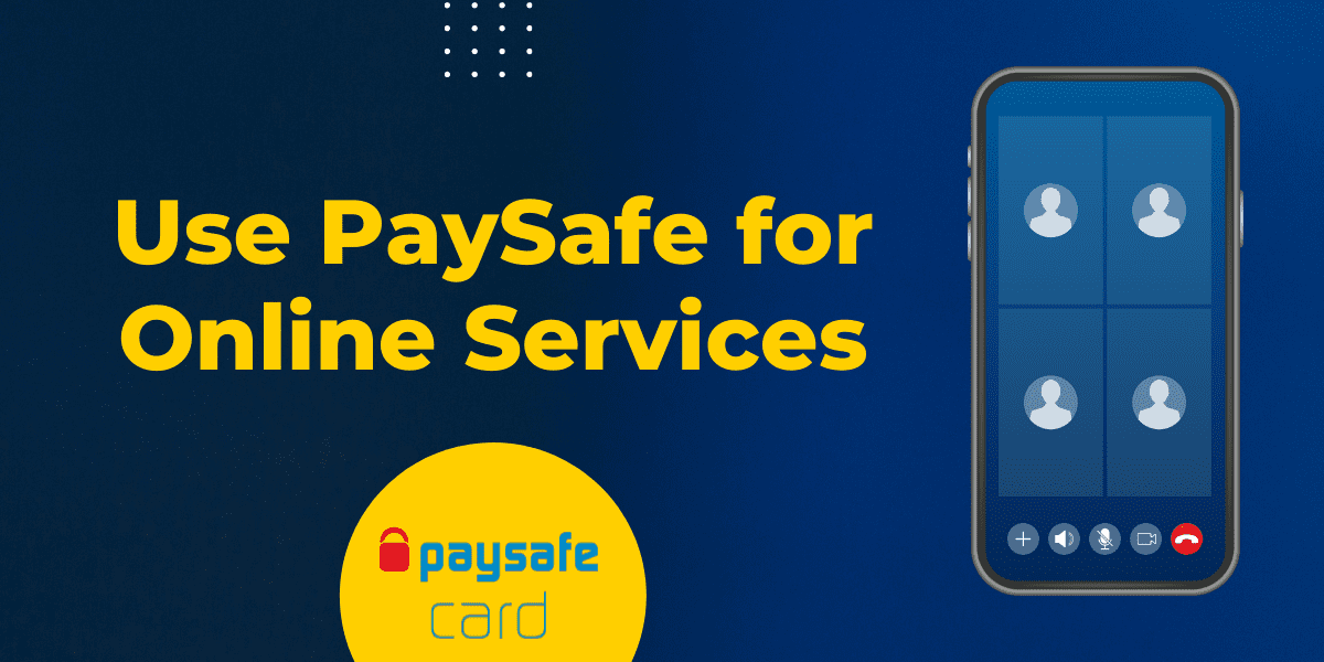 use PaySafe for online services