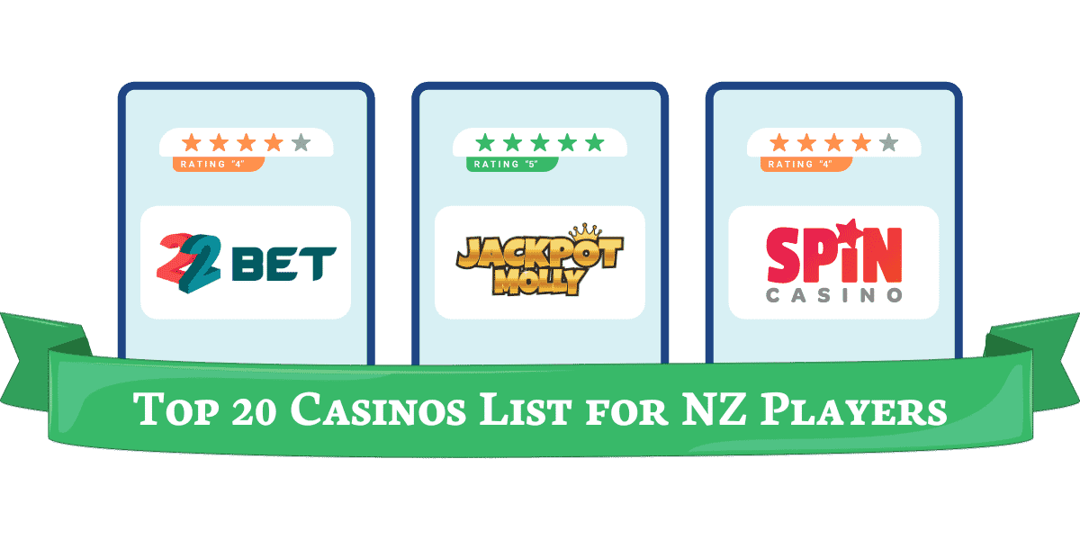 top 20 casinos list NZ