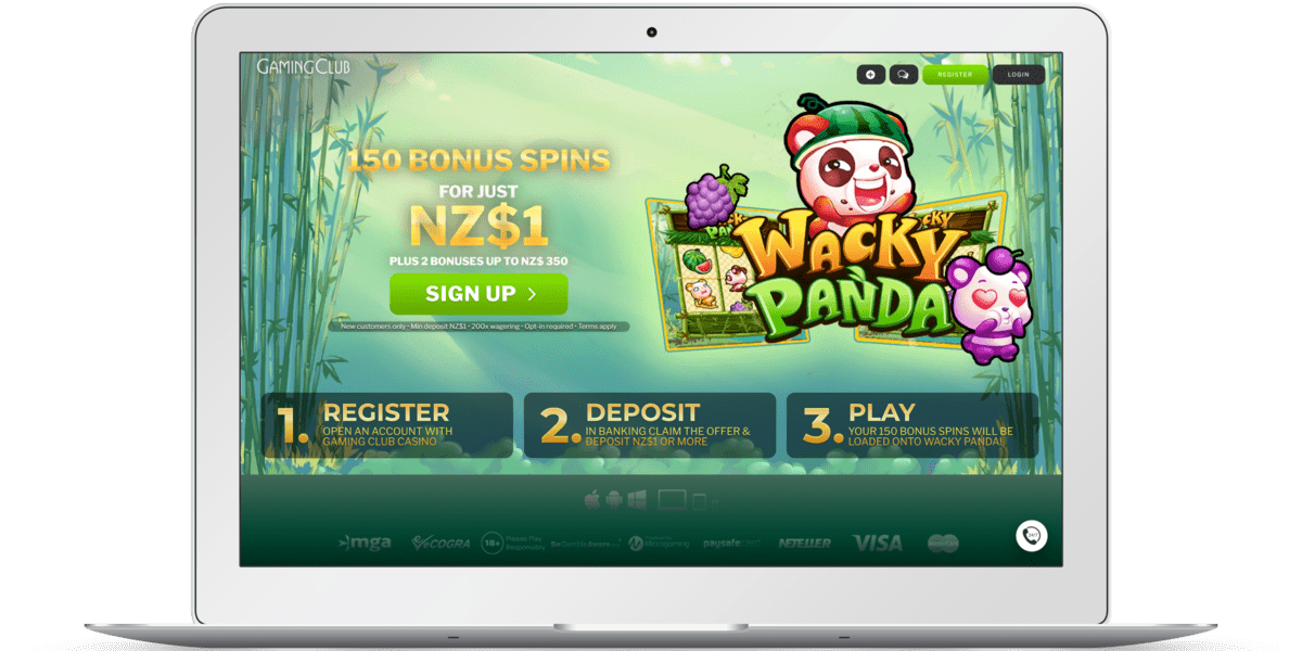 Gaming Club Casino $1 deposit bonus