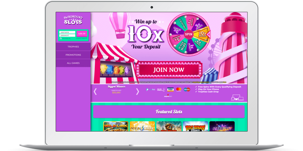 Fairground Slots online casino