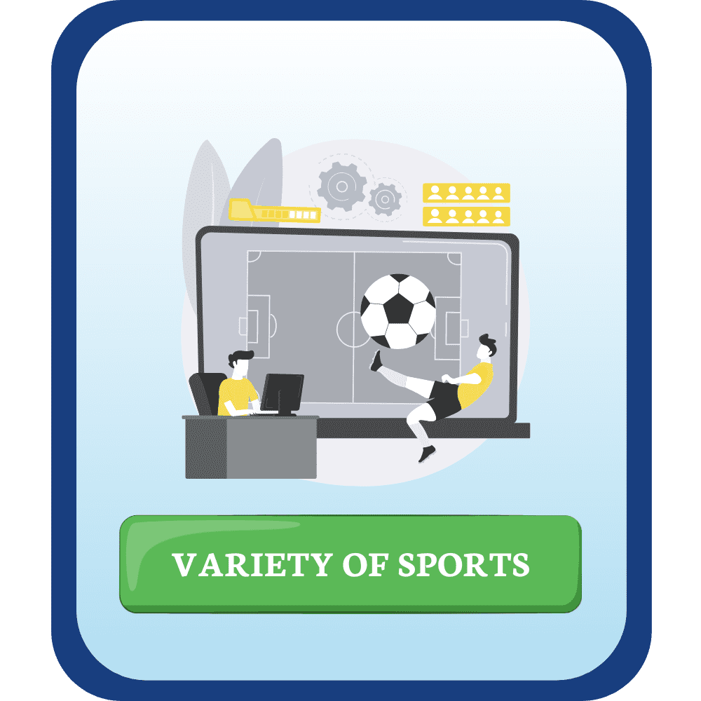 variety of sports