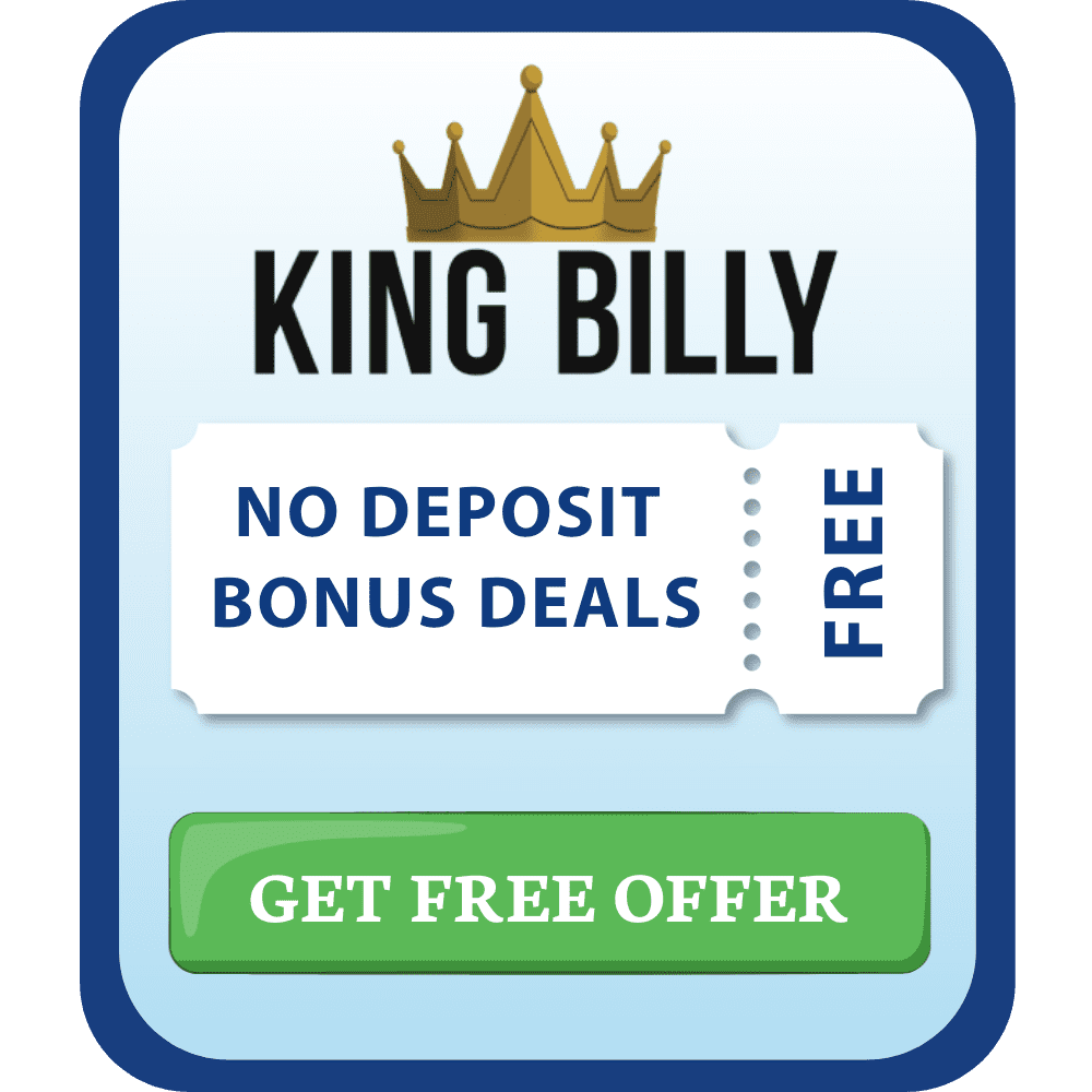 King Billy Casino no deposit bonus