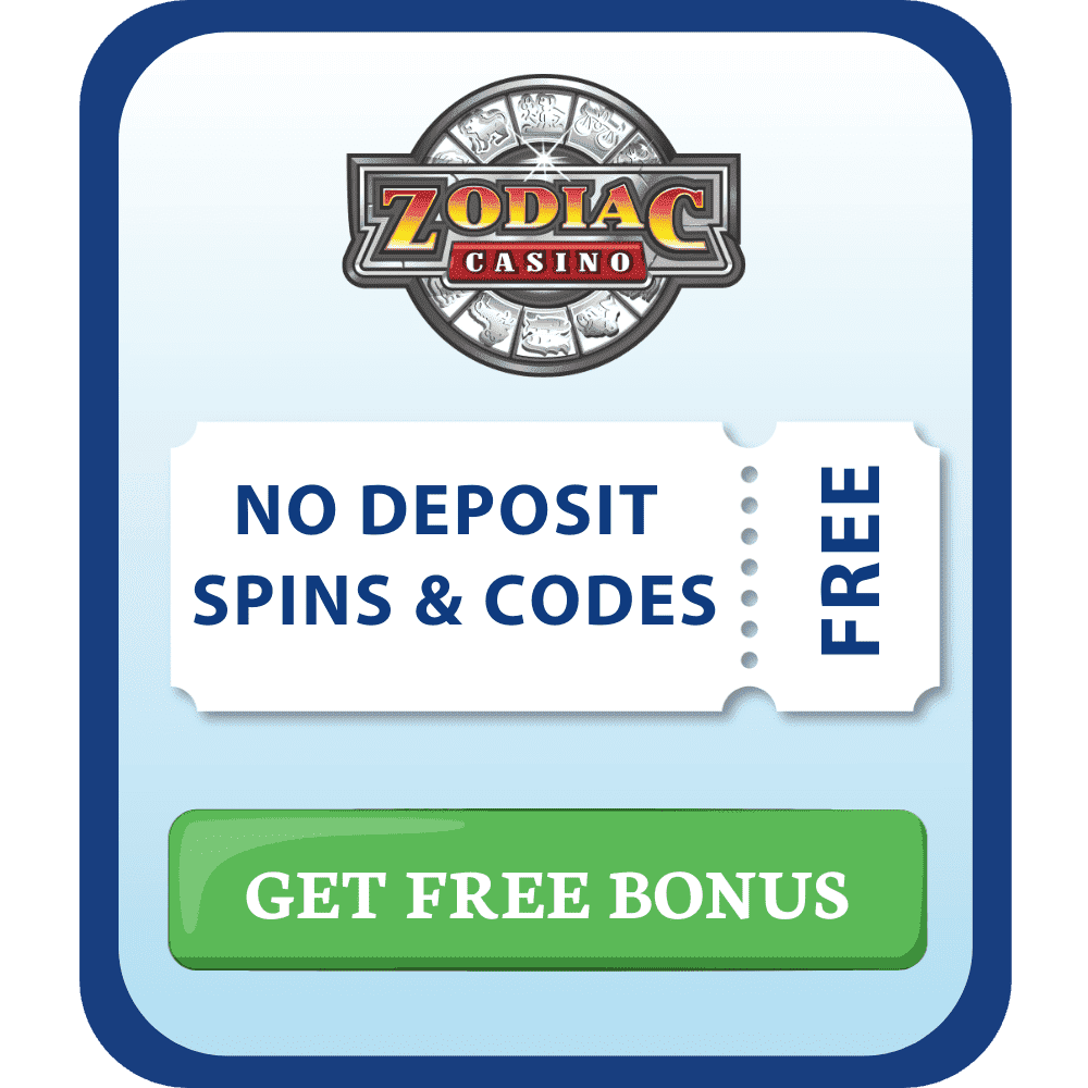 Zodiac Casino no deposit bonuses