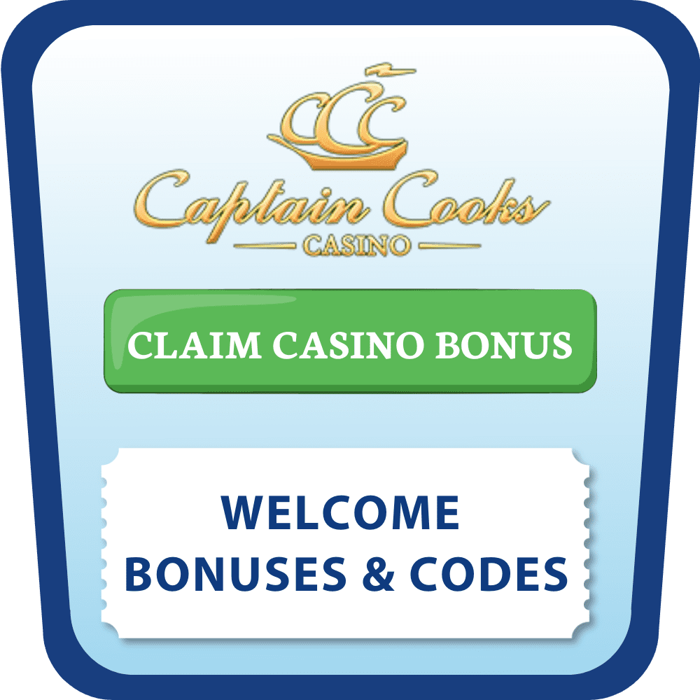 Captain Cooks Casino bonus codes
