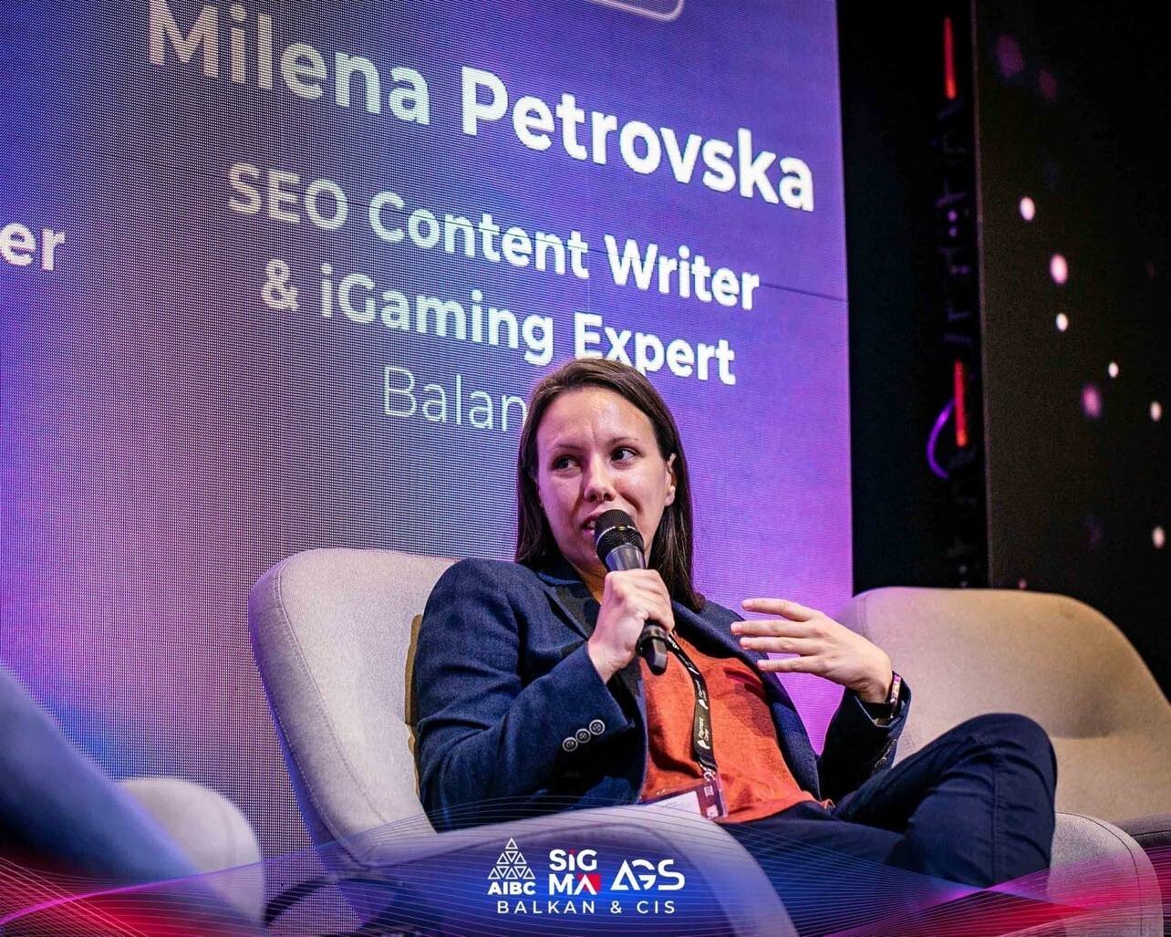 Milena Petrovska at Sigma Conference