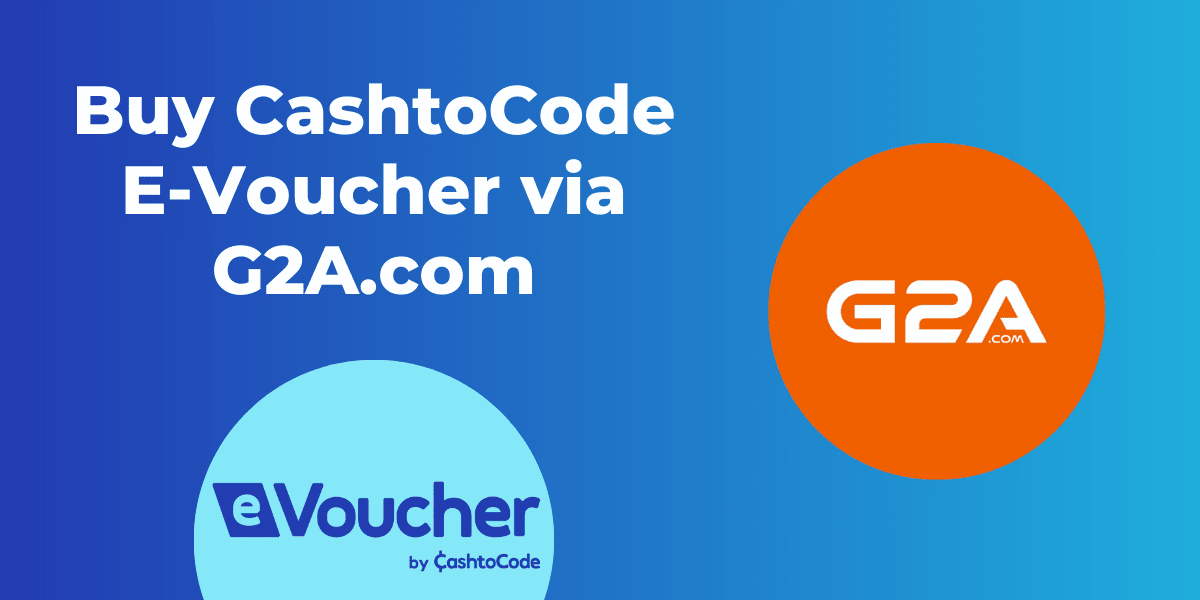 Buy CashtoCode e-voucher via G2A